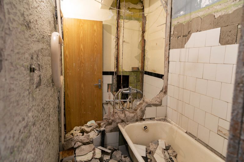 Bathroom Demolition detail