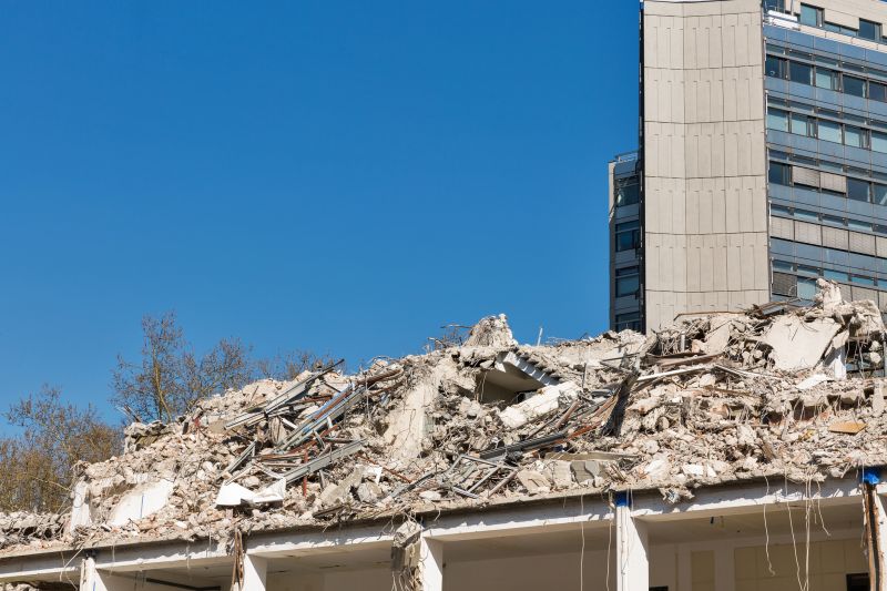 Double Wide Demolition detail